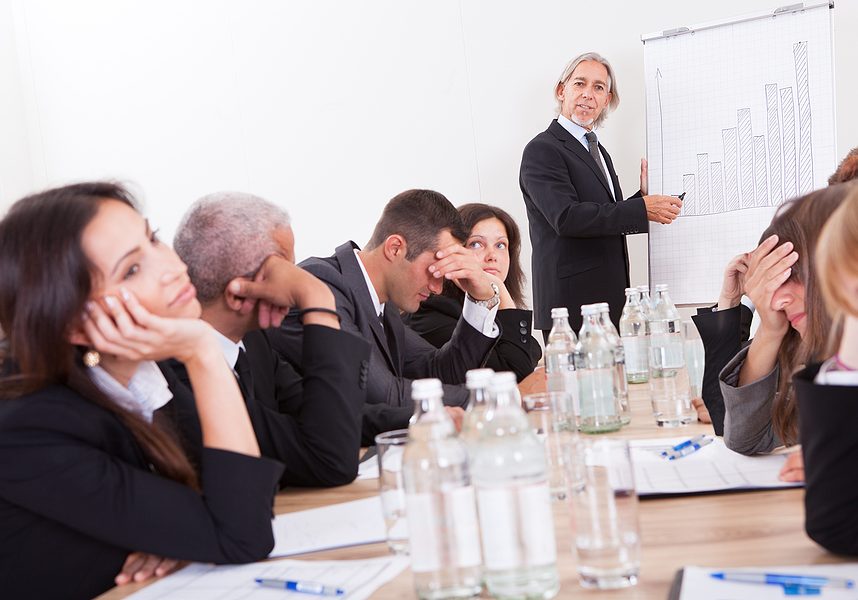 Photo Of Sad Business Team Attending The Seminar