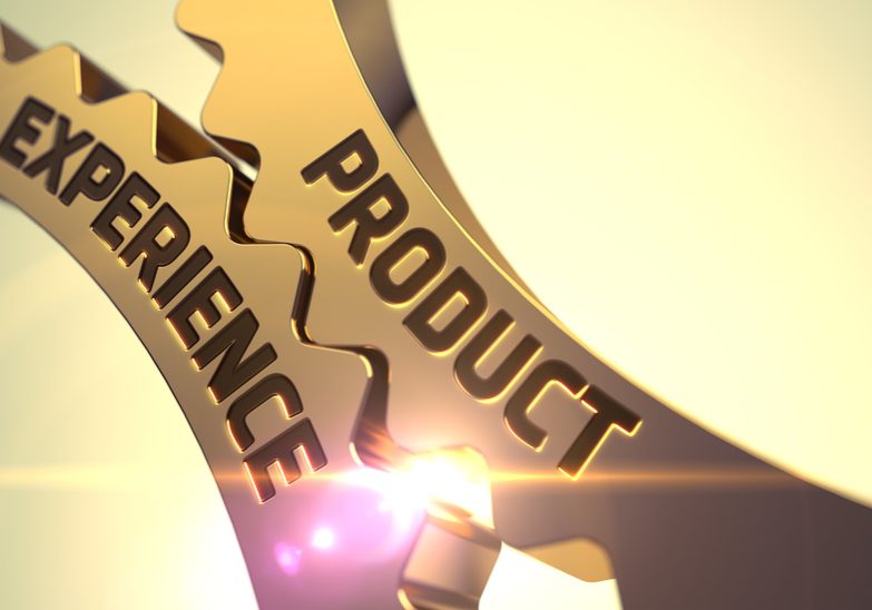 Product Experience - Industrial Design. Product Experience on Golden Cog Gears. Product Experience on the Mechanism of Golden Cog Gears with Lens Flare. Product Experience Golden Cog Gears. 3D Render.